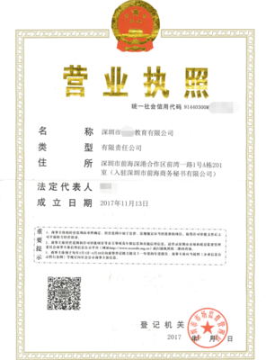 在深圳注册无地址教育公司,挂靠前海地址5天完成办理!